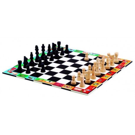 Stalo žaidimas - šaškės ir šachmatai